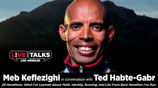 Meb Keflezighi in conversation with Ted Habte-Gabr at Live Talks Los Angeles