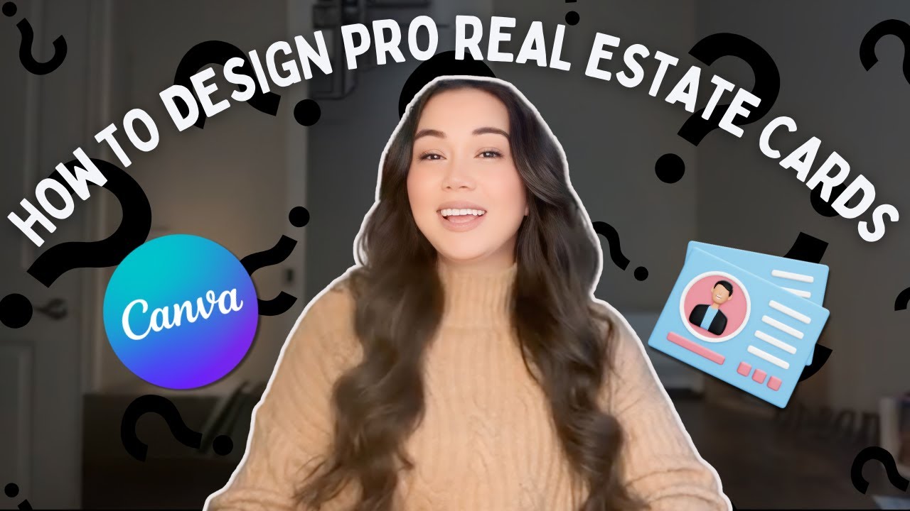 How to Design Professional Real Estate Business Cards in Canva (Step-by-Step Guide!) #realtortips