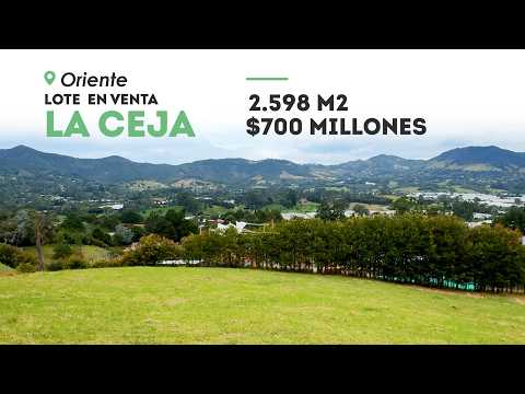 Lote campestre en venta | La Ceja Antioquia
