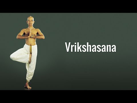 Vrikshasana (The tree pose) - Yoga pose for mental concentration