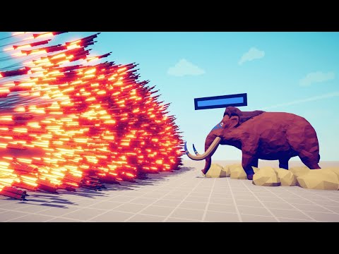 MAMMOTH vs EVERY GOD - Totally Accurate Battle Simulator