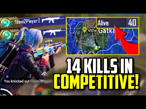 14 KILLS IN COMPETITIVE SCRIM WITH INTENSE ENDING! | PUBG Mobile