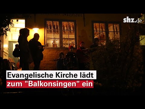 Nach italienischem Vorbild: Erstes "Balkonsingen in Flensburg"