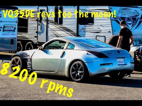 VQ35DE 8200rpm revs