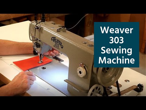 The Leather Element: Weaver 303 Leather Sewing Machine