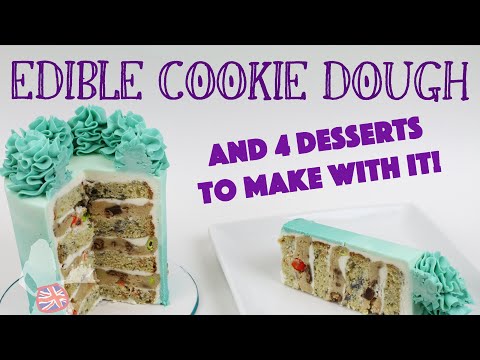 How To Make Edible Cookie Dough AND 4 Desserts To Make With It!