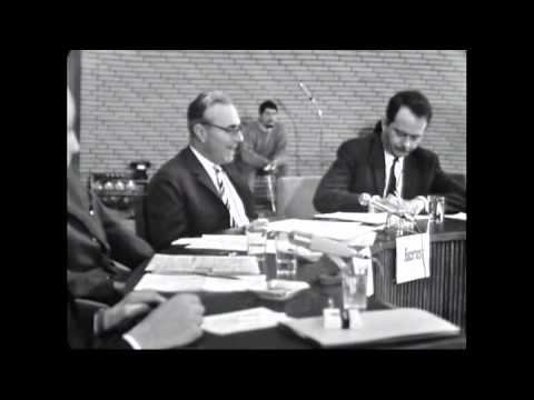 Podiumsdiskussion mit Fritz Bauer, Gerd Bucerius, Ralf Dahrendorf u.A. (Teil 1 von 2)