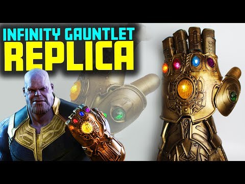 3D Printed INFINITY GAUNTLET REPLICA - Timelapse