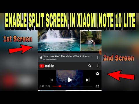 HOW TO ENABLE SPLIT SCREEN IN XIAOMI NOTE 10 LITE