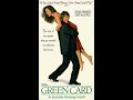 Opening To Green Card VHS 1996