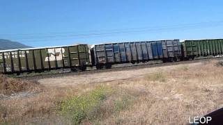 preview picture of video 'Train BNSF 5435 in Caliente'