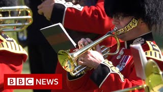 Military bands pay tribute to Prince Philip - BBC News
