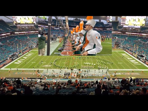 2019 University of Miami Frost Band of the Hour - Homecoming Halftime show
