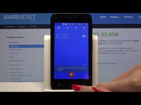 Cómo poner una alarma en ALCATEL U3 - alarma despertador
