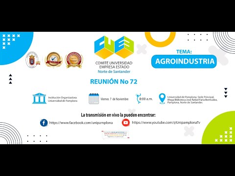 #envivo - AGENDA REUNIÓN No. 72 CUEE, NORTE DE SANTANDER