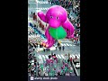 Macy S Thanksgiving Day Parade 2002 Barney The Dinosaur High Quality