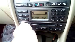 Quick tip - decode Jaguar stereo without pin code