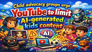 Child advocacy groups urge YouTube to limit AI generated kids content