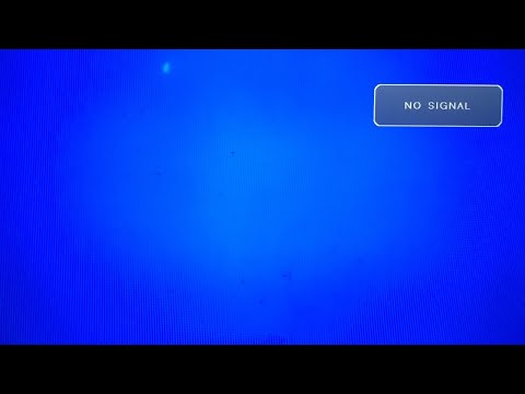 How to fix NO SIGNAL on your TELEVISION with blue screen