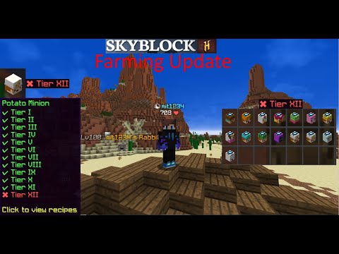 Hypixel Skyblock guide - How to Get Tier 12 farming minions?