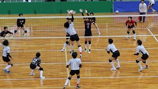 【2024JOC都道府県対抗バレー】準決勝　京都選抜 vs 茨城選抜　第1セット＜女子バレーボール＞