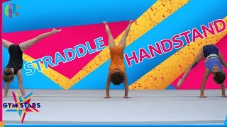 How to Straddle to Handstand | Gymnastics Tutorial