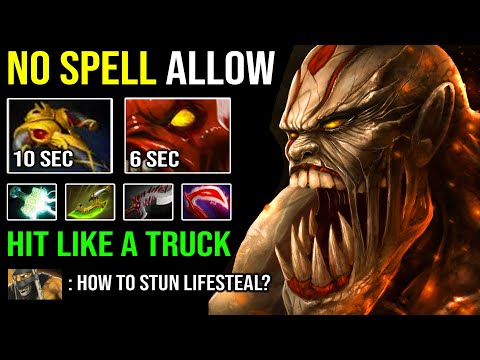 WTF 10K LIFESTEALER GOD 16 Second Spell Immunity BKB Rage + Swift Blink Crazy DotA 2