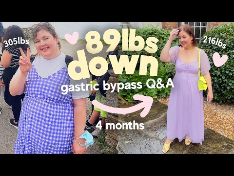 GASTRIC BYPASS Q&A | 89 lbs Down & Answering your questions about my Gastric Bypass Experience