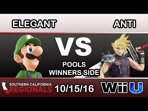 SCR 2016 - eM | Elegant (Luigi) Vs. iMT | Anti (Cloud) Pools Winners Side - Smash Wii U