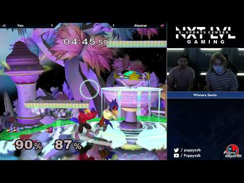 NXT LVL Gaming 4 - Winners Semis - Alextrer (Red Falco) vs Voo (Neutral Falco) - SSBM Smash Melee