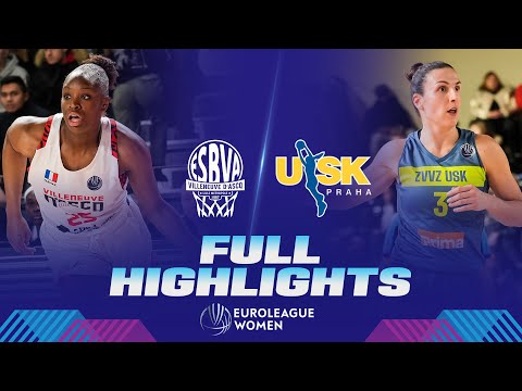 Villeneuve d'Ascq LM v ZVVZ USK Praha | Full Game Highlights | EuroLeague Women 2023-24