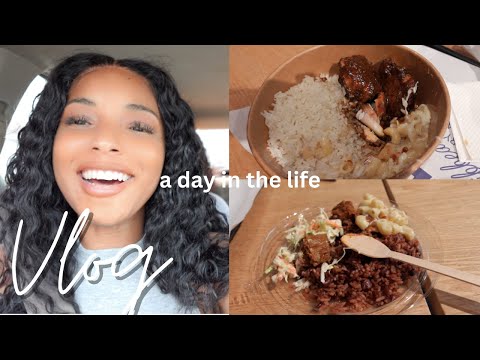 A day in the life | Ghana-Jamaican food?! | ROCHELLE VLOGS
