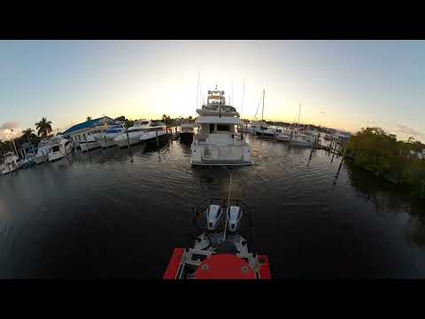 Moving 100' Boat From Haulout to a Private Dock In Order to Keep Strainers Clean #boating #boatus