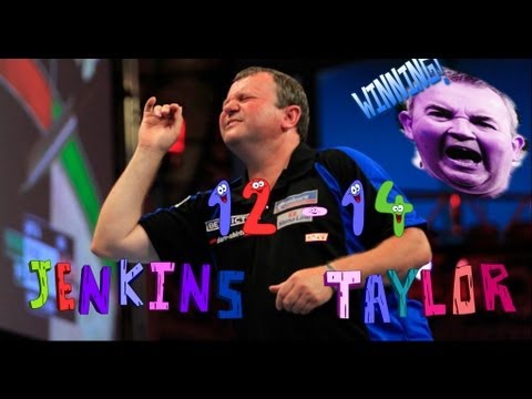 PDC Betvictor World Matchplay 2013 - Taylor vs Jenkins - All the finishes
