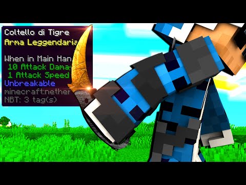 LA MIA NUOVA ARMA LEGGENDARIA SU MINECRAFT - ITA