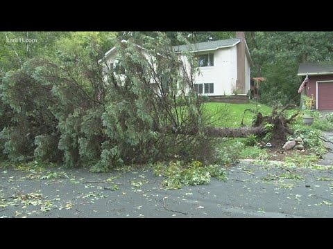 Eagan community clears damage left by early storm