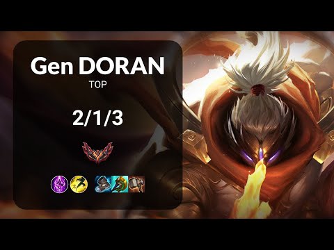 Gen Doran Jax vs Maokai TOP - KR  Patch 13.24