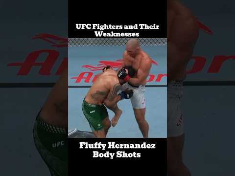UFC Fighters and Their Weaknesses| Fluffy Hernandez 🇲🇽🇺🇸 #ufc #ufcfightnight #mma #mmatraining