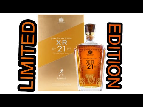 JOHNNY WALKER & SONS XR 21 Limited Editon #luxury #limitededition #whiskey