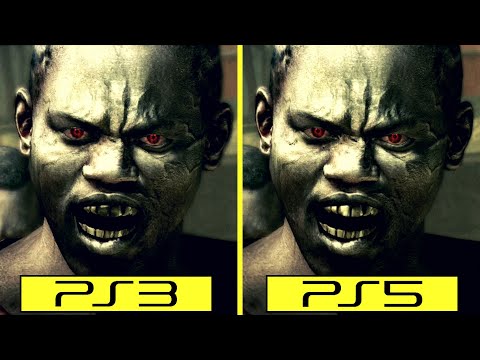 Resident Evil 5 PS3 vs PS5 Graphics Comparison | Resident Evil 5 Remastered vs Original |