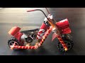 How To Make Electric Motorcycle With Pencil Frame Can Of Coca Cola DIY Toys HTH Tech