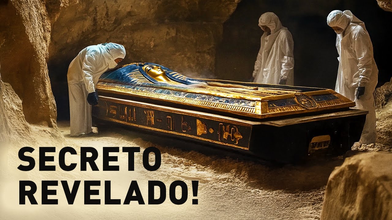 Antigo sarcófago negro aberto - o que foi encontrado em seu interior?