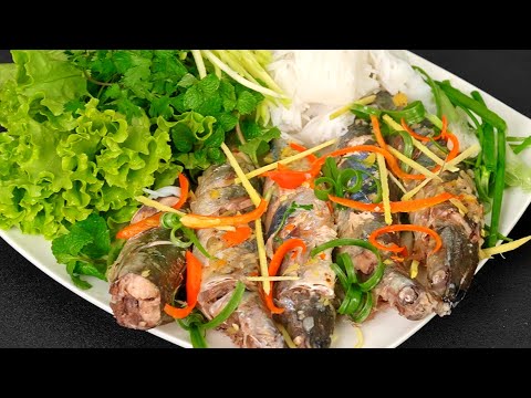 Cách làm CÁ NỤC HẤP GỪNG HÀNH THƠM PHỨC, KHÔNG TANH và Nước Mắm Xoài  bất bại