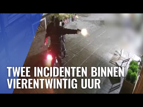 Politie toont beelden van explosie en beschieting bij barbershop