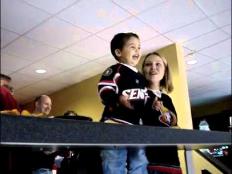 Gavin's First Sens Game