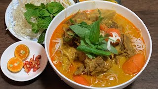 Duck Curry with Vermicelli Noodle Soup #AtHome | Bún Cà  Ri Vịt Thơm Ngon Đặc Biệt