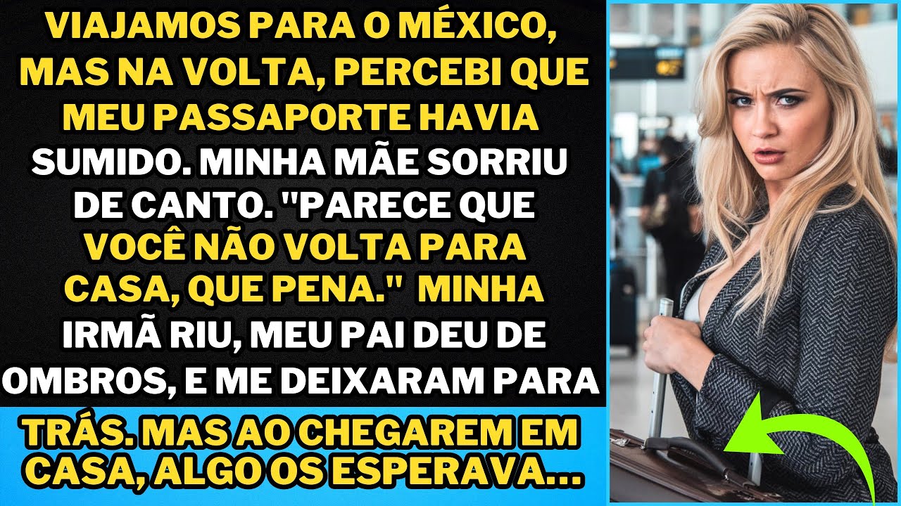 "Viajei para o México com minha família, mas no aeroporto meu mundo parou... 'Onde está meu...