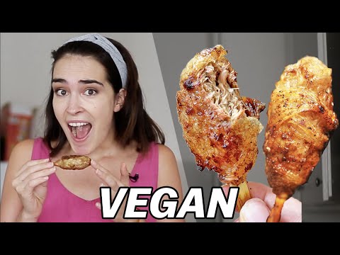 I Made These Vegan Jackfruit Drumsticks (They're UNREAL)
