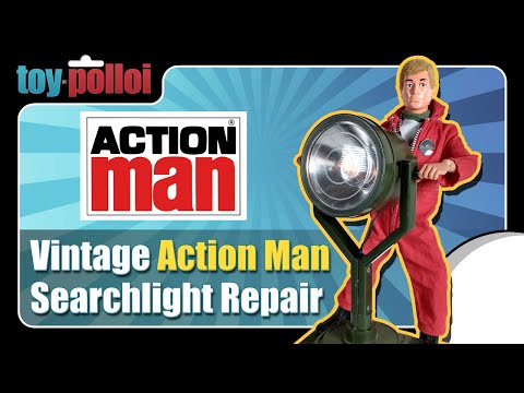 Vintage Action Man Searchlight repair - Toy Polloi