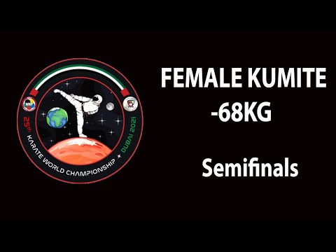 Karate Dubai 2021 | Female -68kg - SEMIFINALS | WORLD KARATE FEDERATION